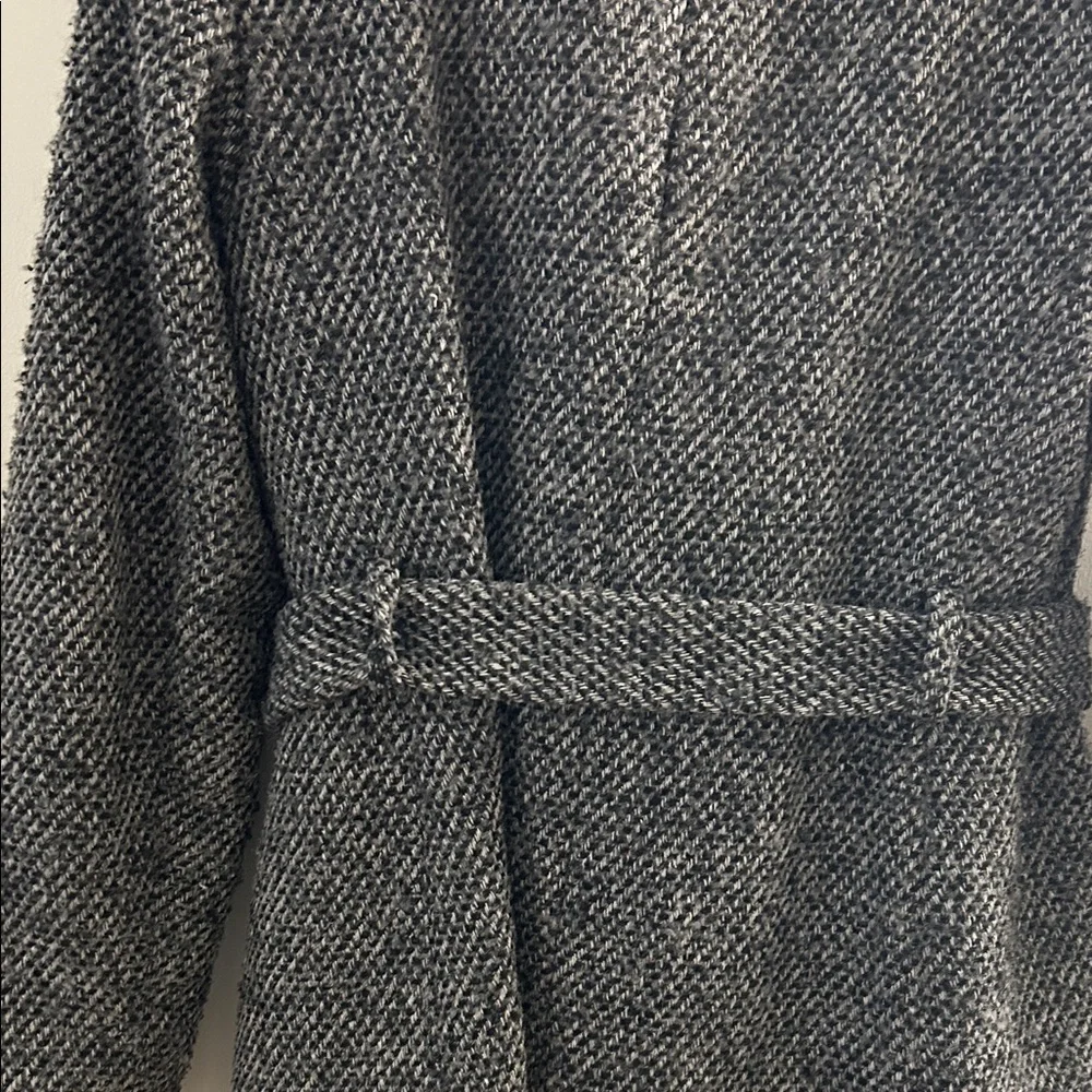 Sam Edelman Grey Wool Wrap Trench Coat